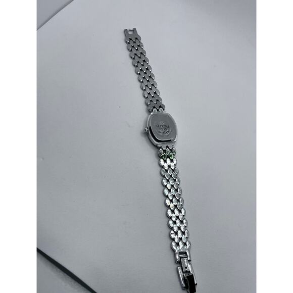 Gruen II Women's Silver Tone Watch Black Gray Analog *new battery* - Picture 7 of 10